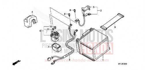 SERVO MOTOR CBR1000RR8 de 2008